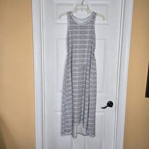 Circo Girls Black and White Sleeveless Arrow Print Maxi Dress Size XL 14/16